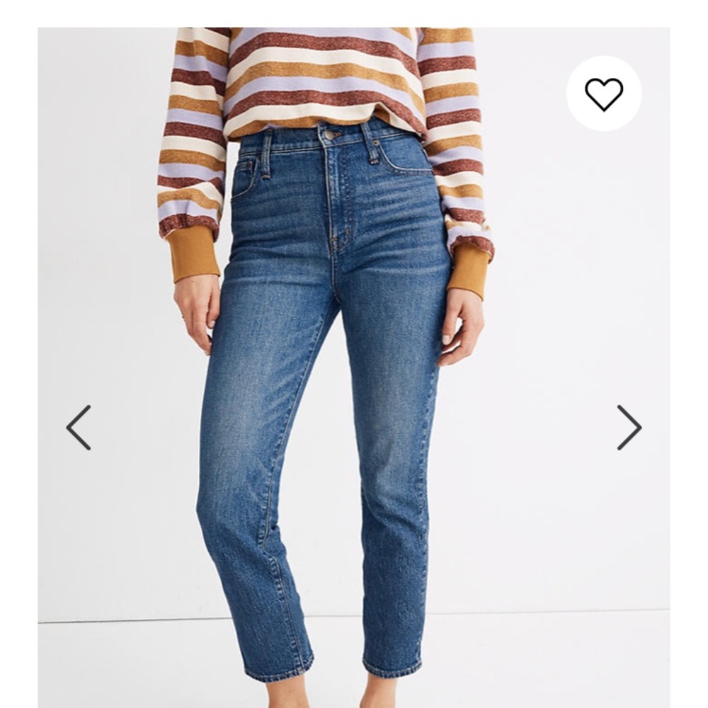 Madewell Classic Straight Leg Jean-Coldbrook Wash - Picture 2 of 2